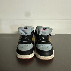 Nike Kids' Black, Gray, and Yellow Sneakers